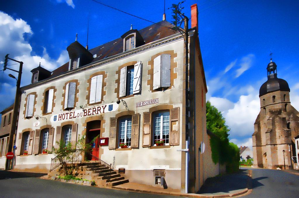 Hotel Du Berry Aigurande ภายนอก รูปภาพ